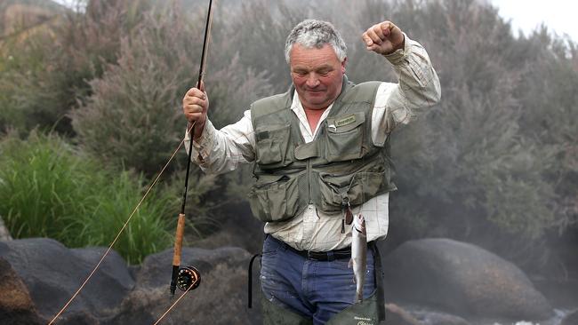 Mark Fountain is all for the thrill of the catch. Picture: Jane Dempster/The Australian