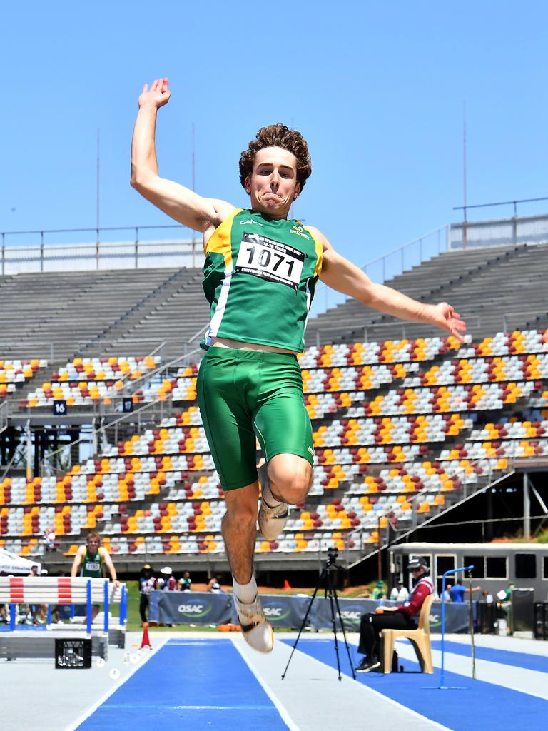 Queensland Representative School Sport track and field championships in Brisbane. Saturday October 12, 2024. Picture, John Gass