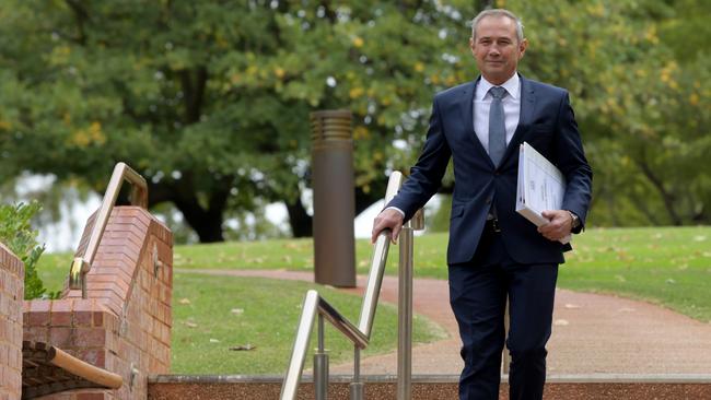 West Australian Premier Roger Cook with the budget papers on Thursday. Picture: NCA NewsWire / Sharon Smith