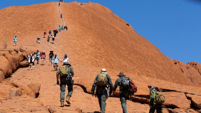 Chansey Paech has called the suggestion of reopening the Uluru climb ‘alarming’. Picture: Emma Murray