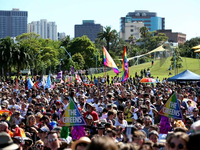 More than seven million Australians voted ‘Yes’ to same sex marriage after a postal survey. Picture: Jane Dempster/The Australian