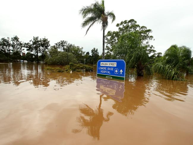 The flood peaked at 11.53m after 500mm to 700mm of rain fell in 30 hours. Picture: Nathan Edwards