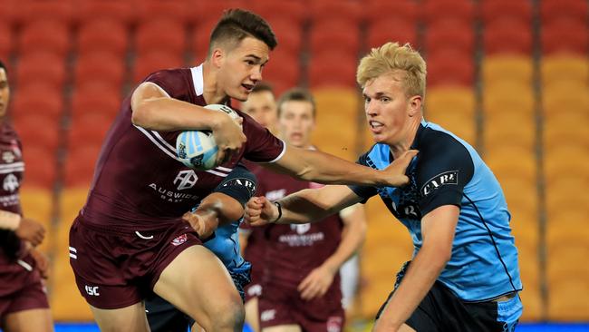 Jack Howarth starring for Queensland under-18s. Picture: Adam Head