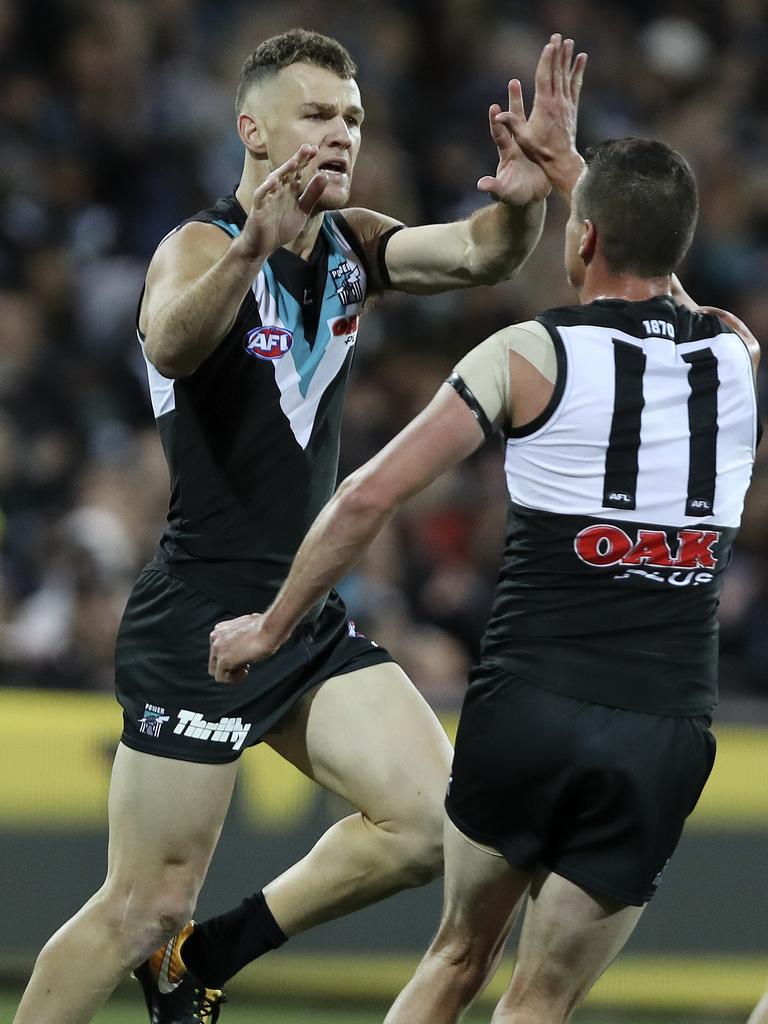 Rockliff says Gray is the greatest player he’s played with. Picture: Sarah Reed