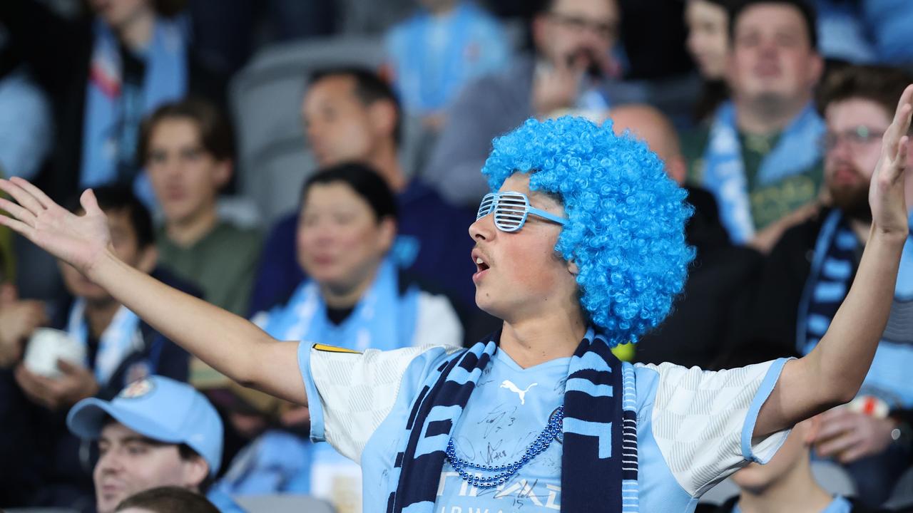 The City fans were wildly outnumbered. Photo by Scott Gardiner/Getty Images