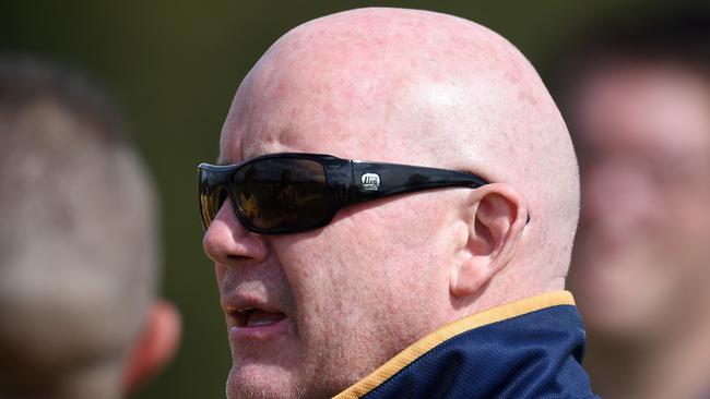 Adelaide Football League - Gaza v Scotch OC. Gaza Coach Andrew Jarman. Picture Roger Wyman