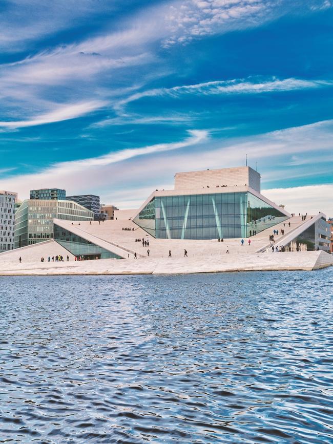 Oslo’s Opera and Ballet theatre..