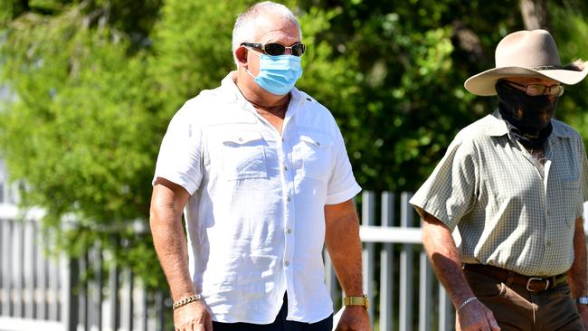 Chris Condon leaving the Townsville Courthouse. Picture: Alix Sweeney