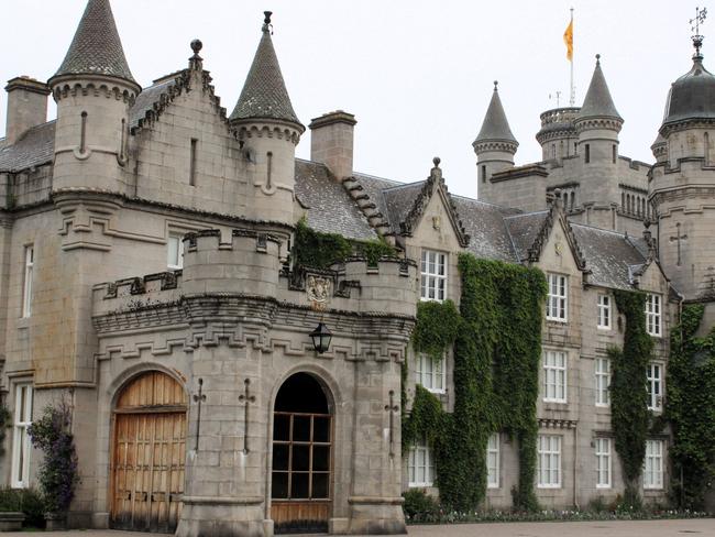 Balmoral Castle in Scotland.