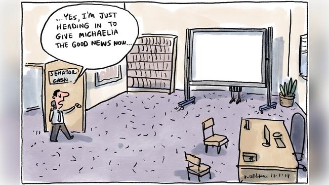 Jon Kudelka letters cartoon for 16-01-2019Version: Letters Cartoon  (1280x720 - Aspect ratio preserved, Canvas added)COPYRIGHT: The Australian's artists each have different copyright agreements in place regarding re-use of their work in other publications.Please seek advice from the artists themselves or the Managing Editor of The Australian regarding re-use.