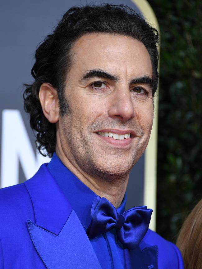 Actor Sacha Baron Cohen arrives for the Golden Globe Awards last January. Picture: AFP