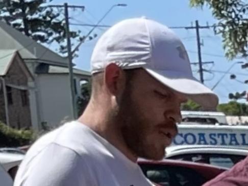 Luke Daniel William Simpson outside Ballina Courthouse on March 16 after his licence appeal was dismissed.