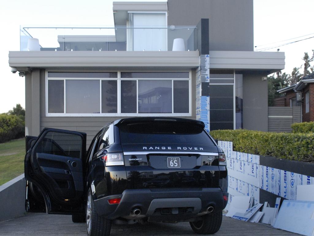 Fadi Ibrahim’s Dover Heights home, complete with Fadi’s range rover with personalised ‘65’ number plate.