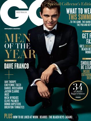 American actor Dave Franco is pictured on the cover of GQ Magazine. Picture