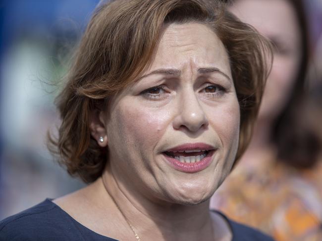 Queensland Deputy Premier Jackie Trad at the Greek Paniyiri Festival in Brisbane, Sunday, May 19, 2019. Picture: Glenn Hunt.