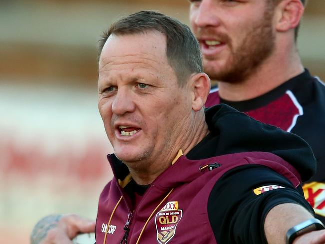 Queensland Origin training ahead of game three at Suncorp Stadium - Kevin Walters, Brisbane Australia Picture AAP/David Clark