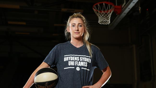 Sydney Flames player Lauren Nicholson is hoping to make an impact off the bench against Bendigo. Pic: Tim Hunter.