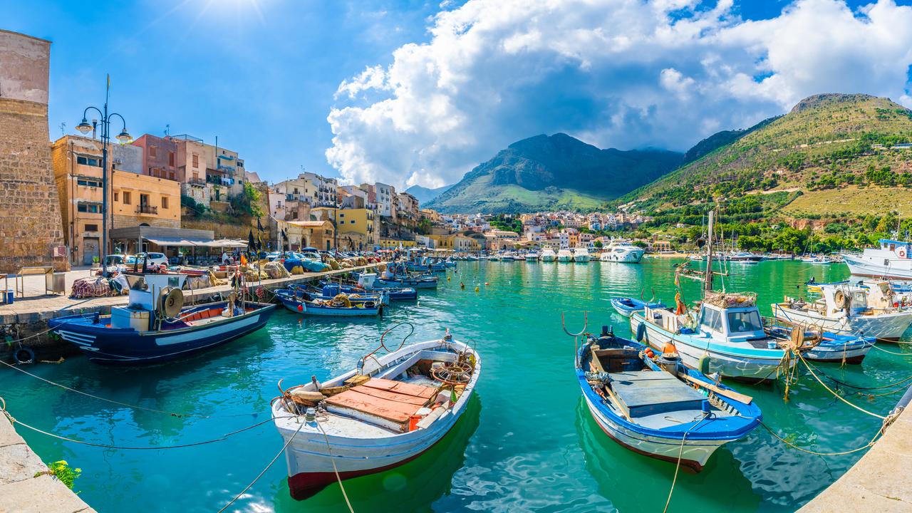 Sicily boats in water