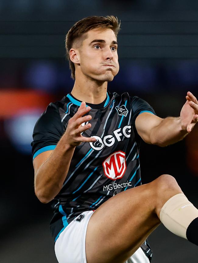 Brynn Teakle was picked up by Port Adelaide in 2022. Picture: Dylan Burns/AFL Photos via Getty Images