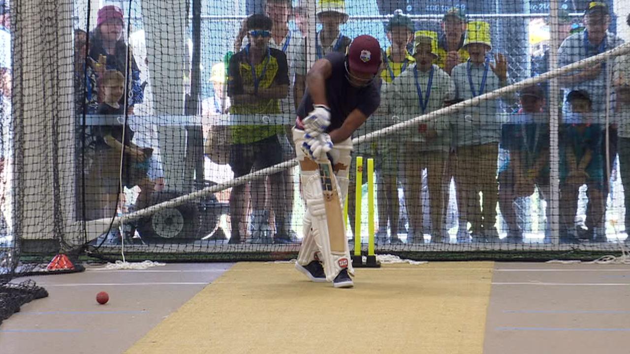 West Indies legend Brian Lara's batting masterclass.