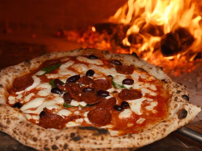 La Svolta Pizzeria offers first-class wood fired pizzas and live music. Picture: Josie Hayden