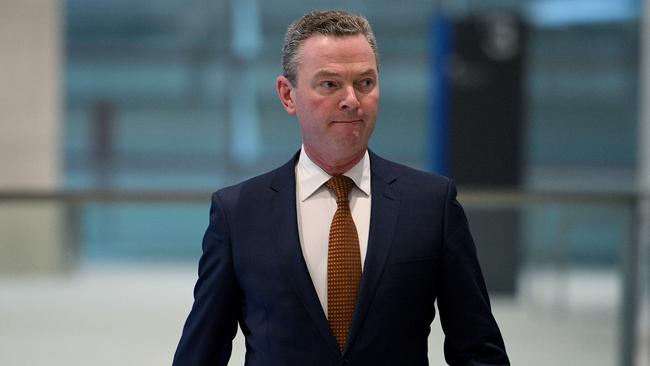 Christopher Pyne’s stupidity created an atmosphere in the Liberal Party that turbocharged Abbott’s “I am the conservative saviour” message, writes Laurie Oakes. Picture: Dan Himbrechts / AAP Image