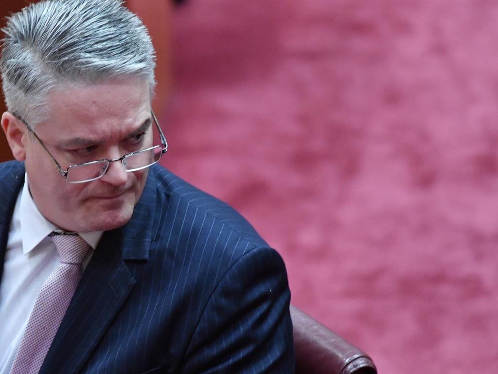 Australian Finance Minister Mathias Cormann. Picture: Sam Mooy