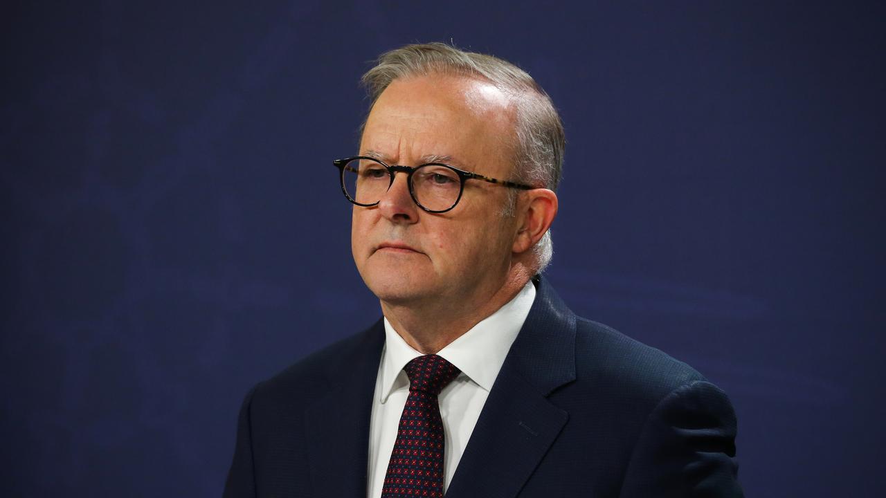 Anthony Albanese labelled violence against women a ‘national crisis’. Picture: NCA NewsWire / Gaye Gerard