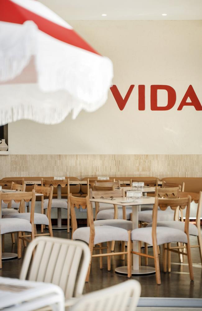 Inside the new VIDA Mexican restaurant at Buddina. Photo: Stone Media