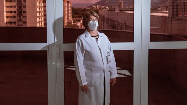 Rosangela Maldonado at the Dr Jayme Santos Neves state hospital in Vitoria, Brazil Picture: Tommaso Protti