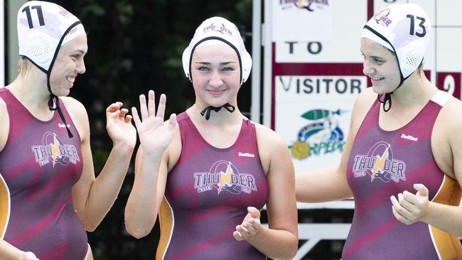 Molly Nasse is introduced to the crowd. Picture: Richard Walker