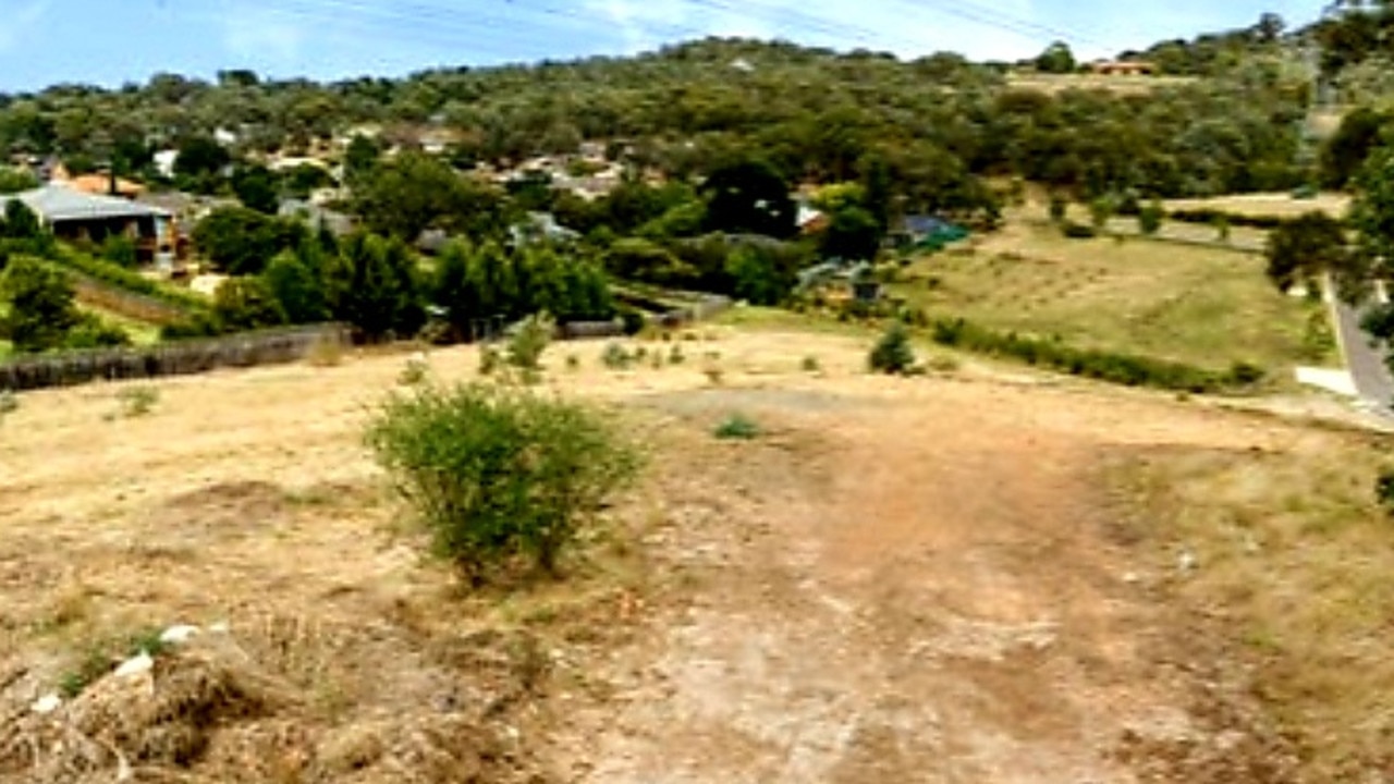 The empty block of land the family wanted to build their dream home on. Picture: Supplied