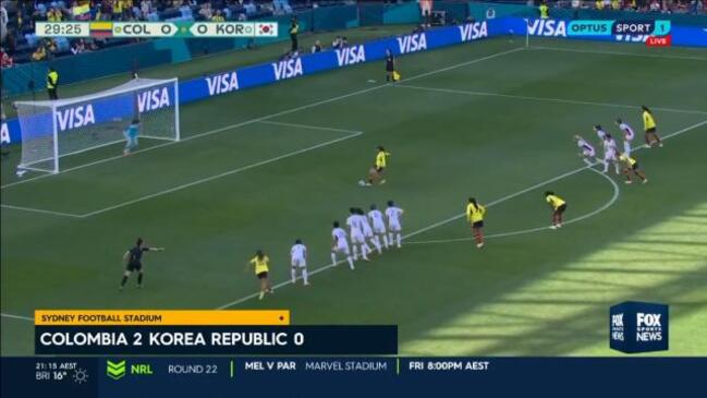 Korea Republic cracks under Columbian pressure