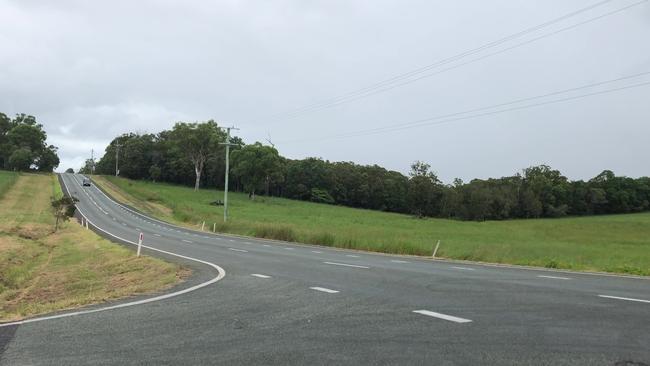 The corner of Scenic Rd and Cleveland Redland Bay Rd, where the Shoreline development will be built.