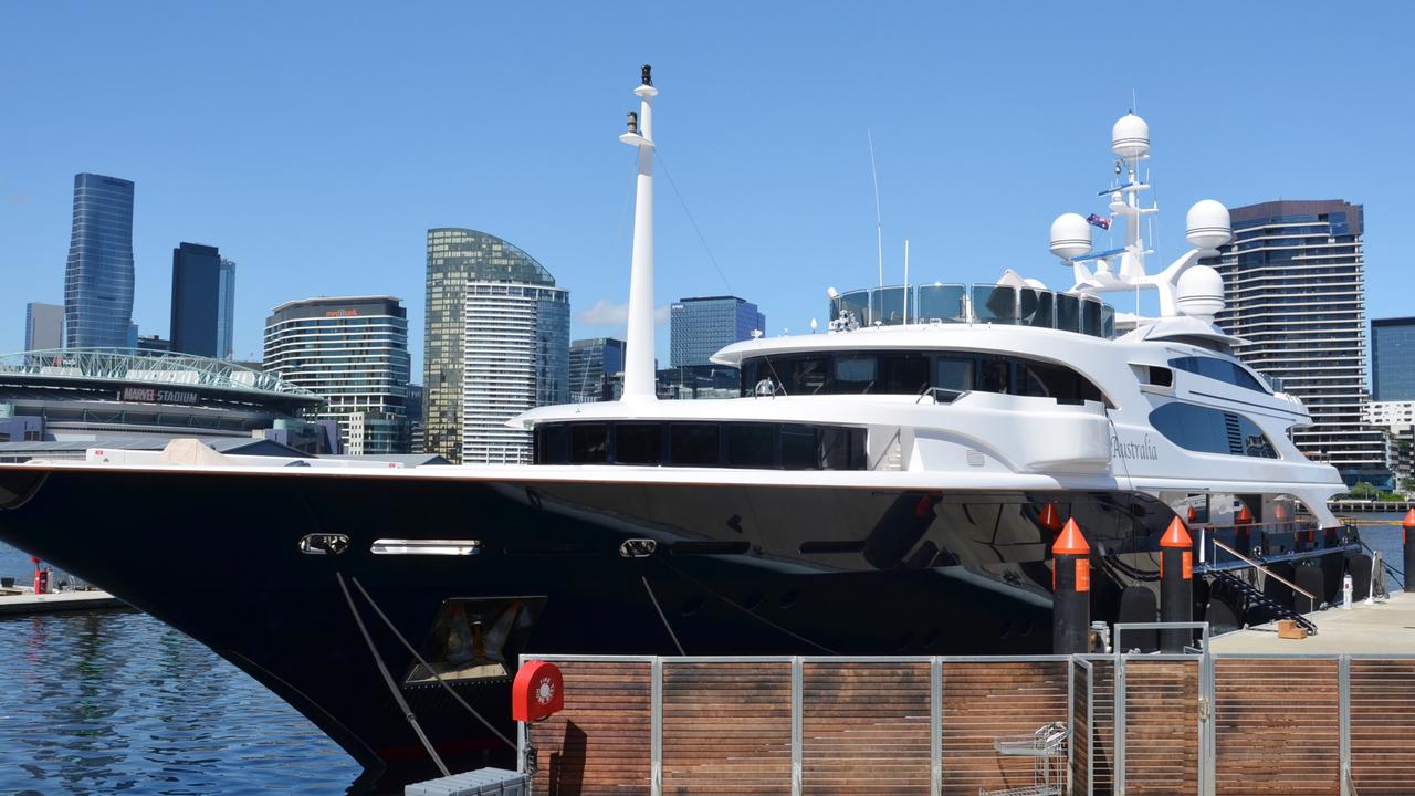 Mystery superyacht The Felix is docked in the Port River, but who owns it?