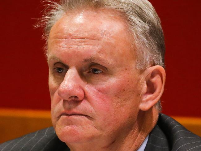 SYDNEY, AUSTRALIA - Newswire Photos August 23, 2022: Chair Mark Latham is seen during Budget Estimates for Education inside NSW Parliament in Sydney. Picture: Gaye Gerard / NCA Newswire