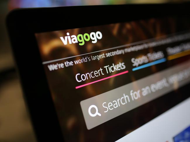 Viagogo was fined $7m for breaching Australian consumer law after it made false or misleading representations when reselling tickets for live music and sports events. Picture: AAP