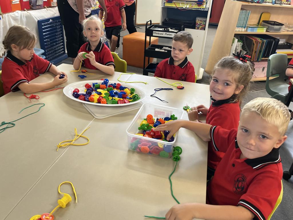 The Prep students at Tinana State School.