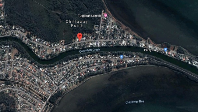 A woman is in critical condition after a single-vehicle crash on Geoffrey Rd, Chittaway Point.