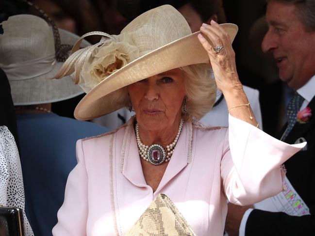 Camilla, Duchess of Cornwall at the Order of the Garter Service.