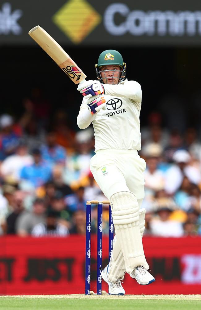 Alex Carey put together a mature innings on Monday. Picture: Chris Hyde/Getty Images.