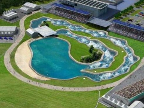 Artist impression of what the Redland Whitewater Centre could look like at Birkdale.