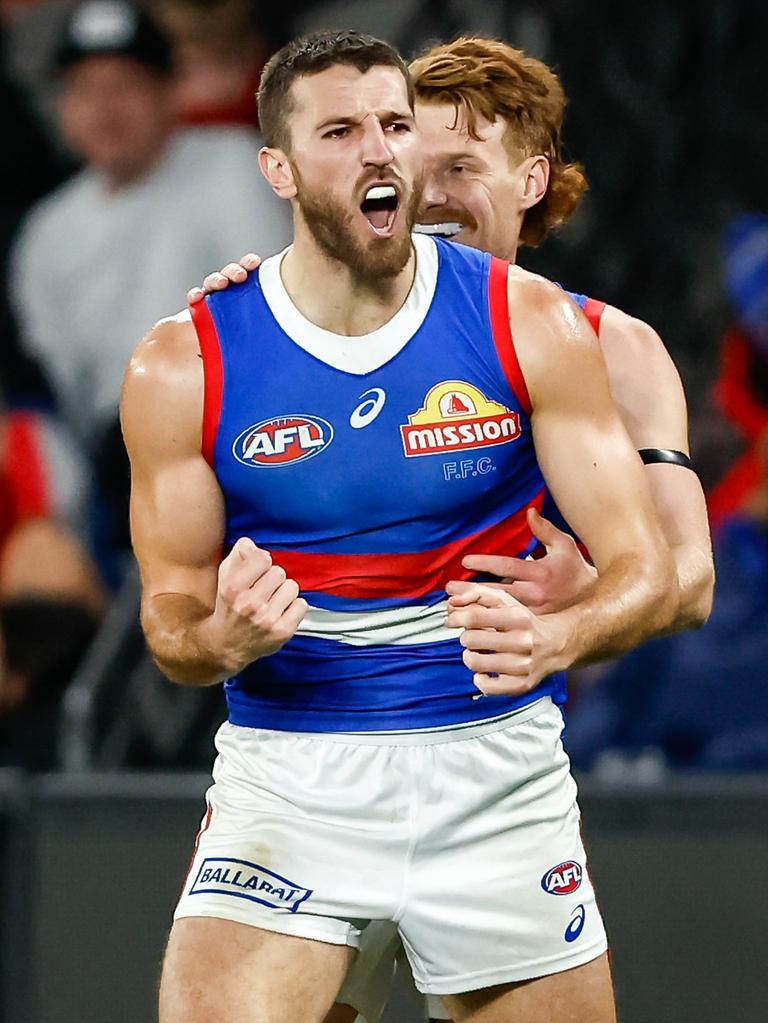 And Marcus Bontempelli should get another three votes. Picture: Dylan Burns/AFL Photos