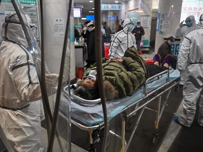 The coronavirus death toll has surged past 1000 and there are now more than 42,000 confirmed cases across the globe. Picture: AFP