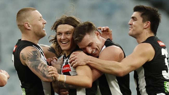 The Pies continued to rebuild amidst the board drama. Picture: Getty Images