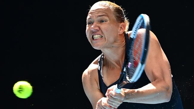 Kaia Kanepi surged into the final of the Gippsland Trophy. Picture: Getty Images