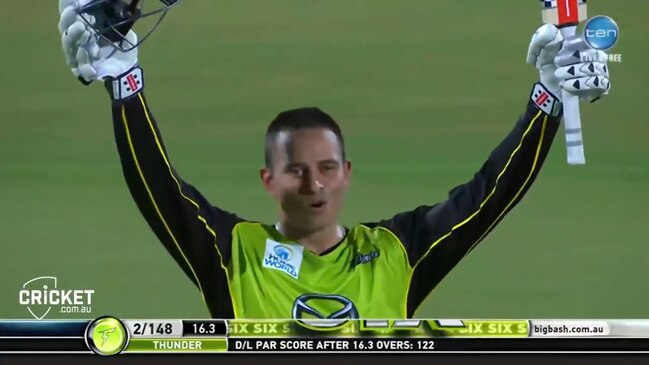 Flashback: Khawaja ton sends Thunder through to BBL05 final