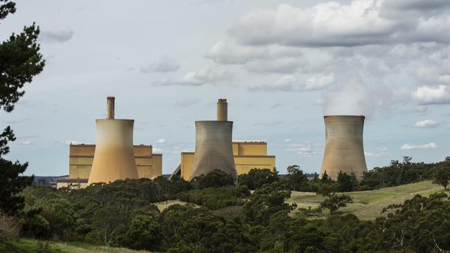 Victoria may also be juggling a 330MW shortfall from 2028-29, unchanged from last year’s forecasts, when EnergyAustralia’s Yallourn coal plant closes in 2028. Picture: NCA NewsWire / Daniel Pockett