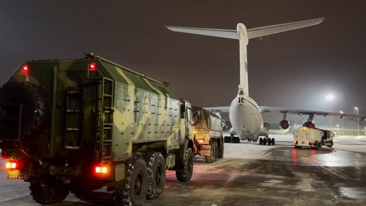 Russian military aircraft pictured in January. Picture: Russian Defense Ministry Press Service / Handout/Anadolu Agency via Getty Images