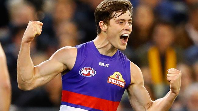 Josh Dunkley is loving life as a Bulldog. Picture: Getty